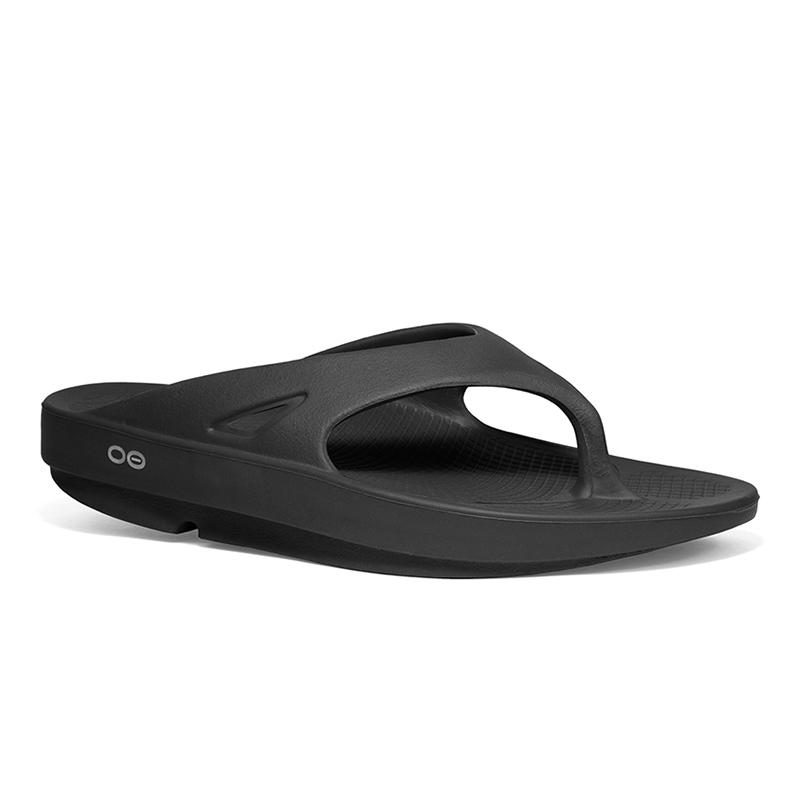Men's OOriginal Black Sandal – OOFOSオフィシャルサイト