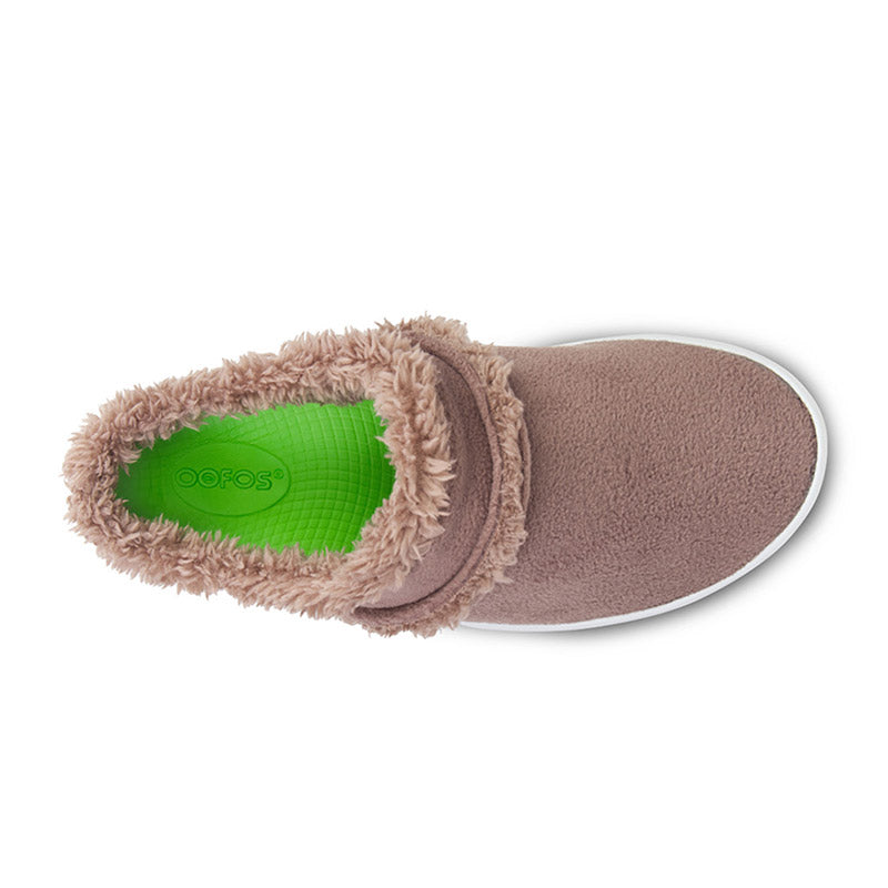 Women's OOcOOzie Mule - White/Chocolate