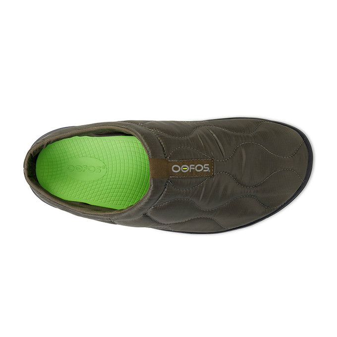 Men's OOcoozie Thermo Mule - Black/Alpine Moss – OOFOSオフィシャル