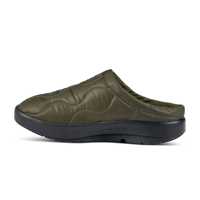 Men's OOcoozie Thermo Mule - Black/Alpine Moss – OOFOSオフィシャル