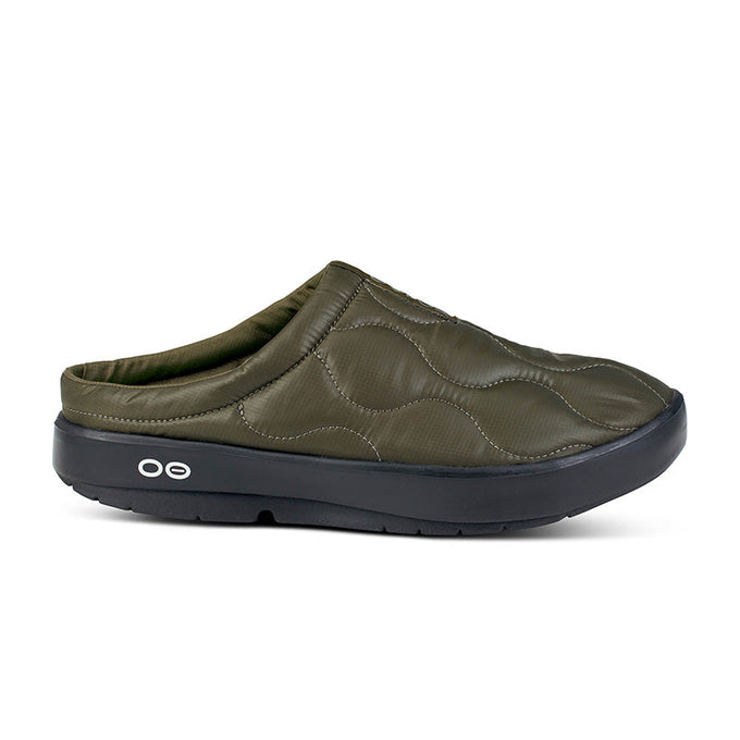 Men's OOcoozie Thermo Mule - Black/Alpine Moss – OOFOSオフィシャル