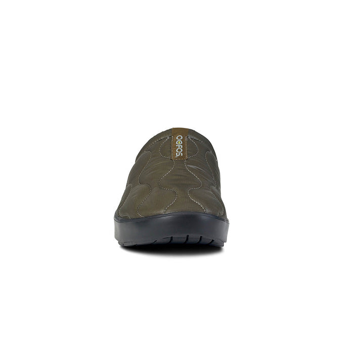 Men's OOcoozie Thermo Mule - Black/Alpine Moss – OOFOSオフィシャル