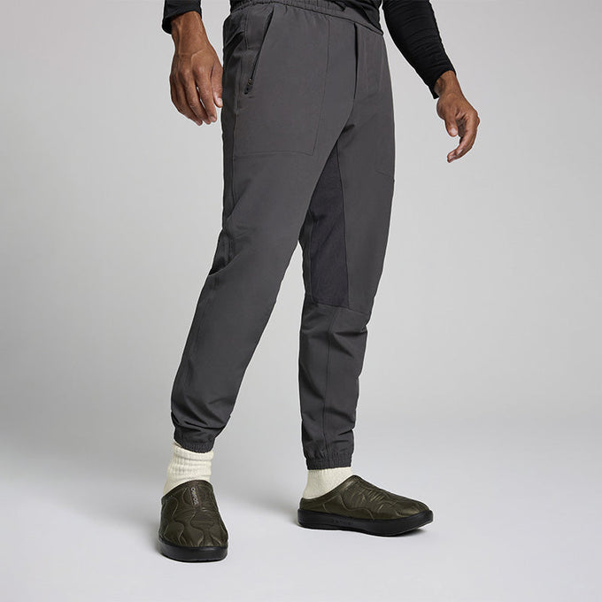 Men's OOcoozie Thermo Mule - Black/Alpine Moss – OOFOSオフィシャル