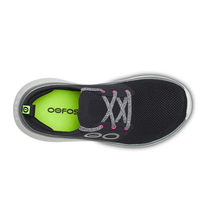 Women's OOmy Stride - White/Black – OOFOSオフィシャルサイト