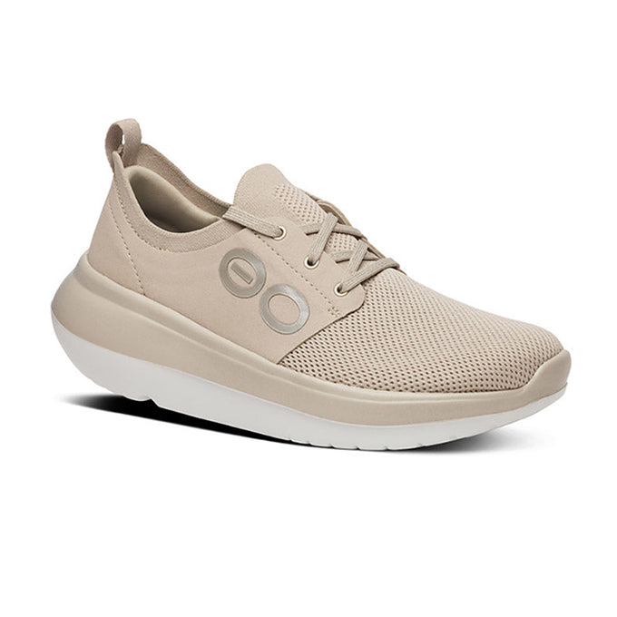 Women's OOmy Stride - White/Nomad – OOFOSオフィシャルサイト