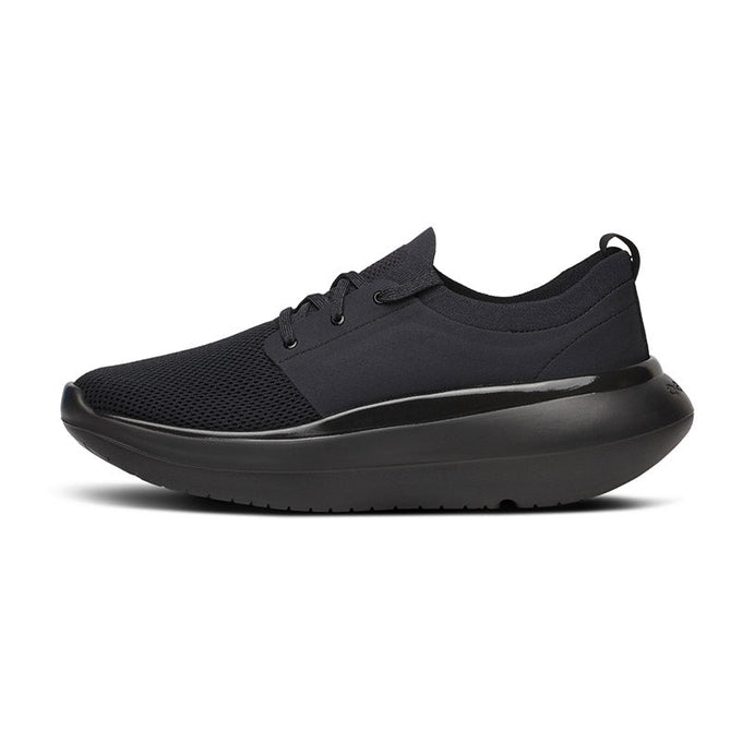 Men's OOmy Stride - Black/Black – OOFOSオフィシャルサイト