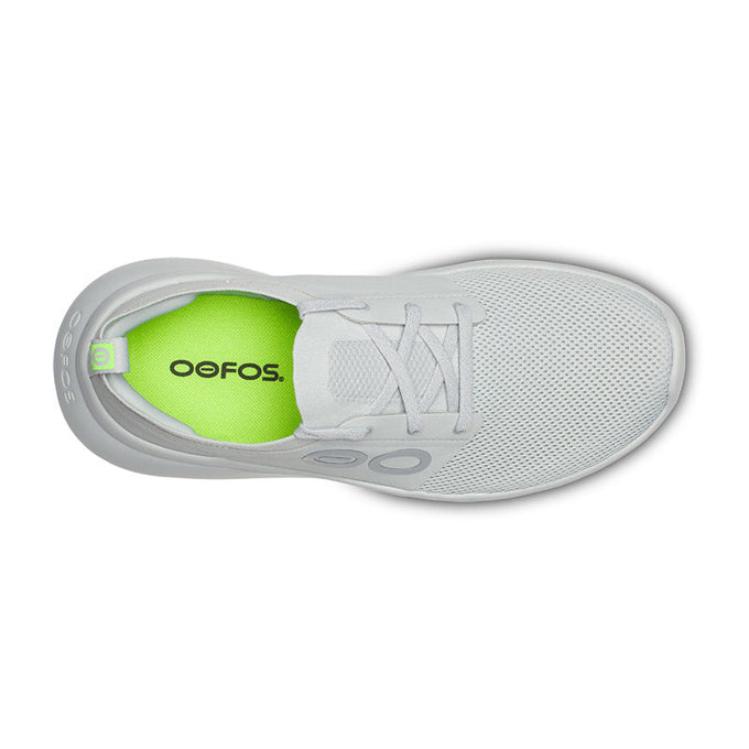 Men's OOmy Stride - White/Glacier – OOFOSオフィシャルサイト