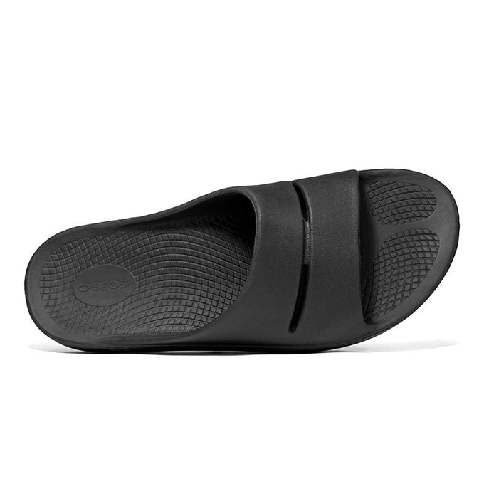 Men's OOahh Black Slide Sandal – OOFOSオフィシャルサイト Men's OOahh Black Slide Sandal – OOFOSオフィシャルサイト