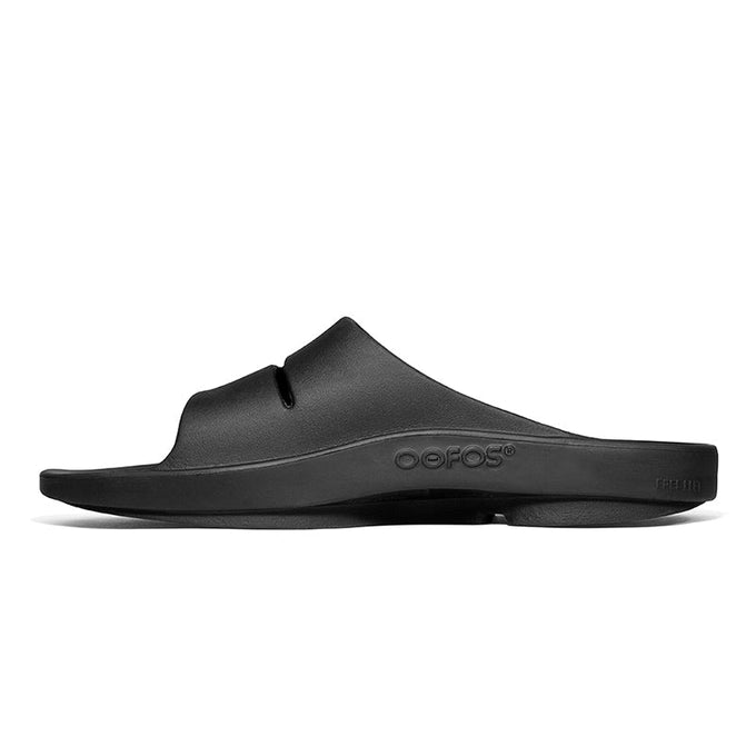 Men's OOahh Black Slide Sandal – OOFOSオフィシャルサイト