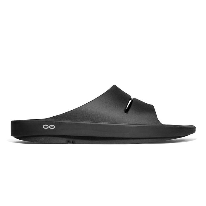 Men's OOahh Black Slide Sandal – OOFOSオフィシャルサイト
