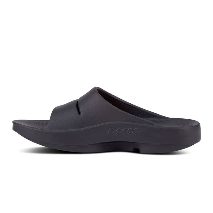 Men's OOahh Black Slide Sandal – OOFOSオフィシャルサイト