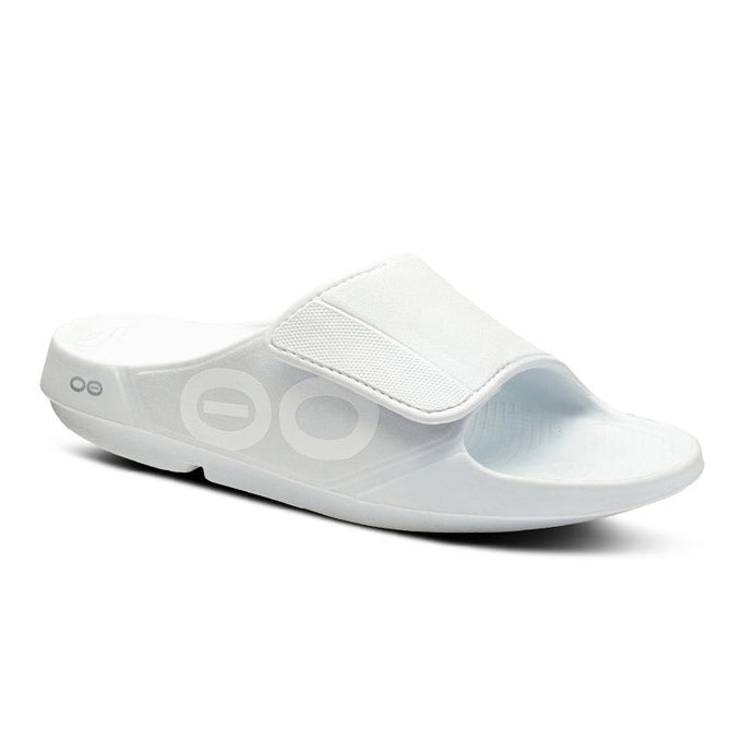 Men's OOahh Sport Flex - White – OOFOSオフィシャルサイト